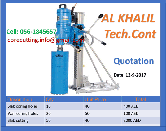 core cutting services dubai